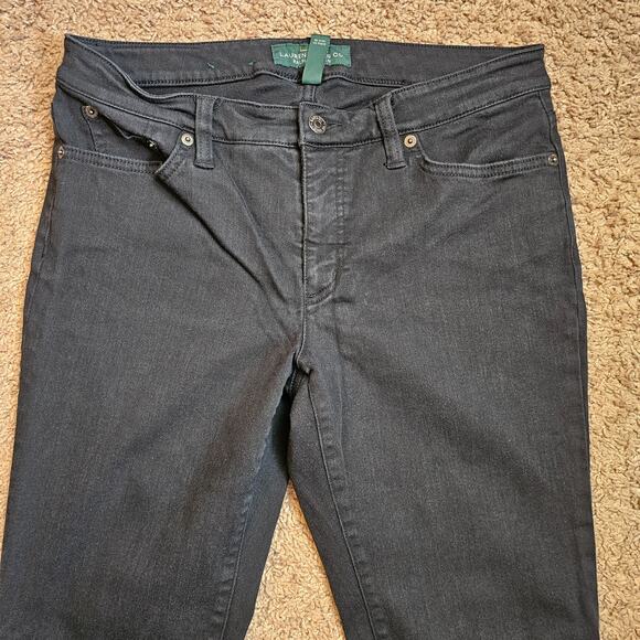 Lauren Ralph Lauren Jeans Womens 8 Modern Straight Curvy Stretch Denim Pants - Picture 2 of 14